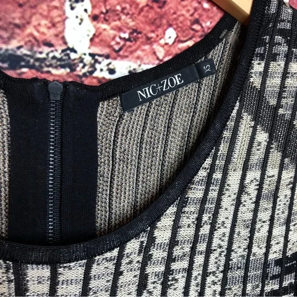 Nic + Zoe abstract twirl sweater dress - Picture 9 of 9